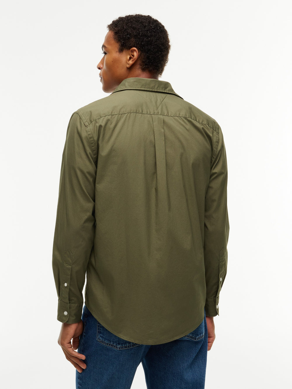 Regular Fit Solid Poplin Shirt