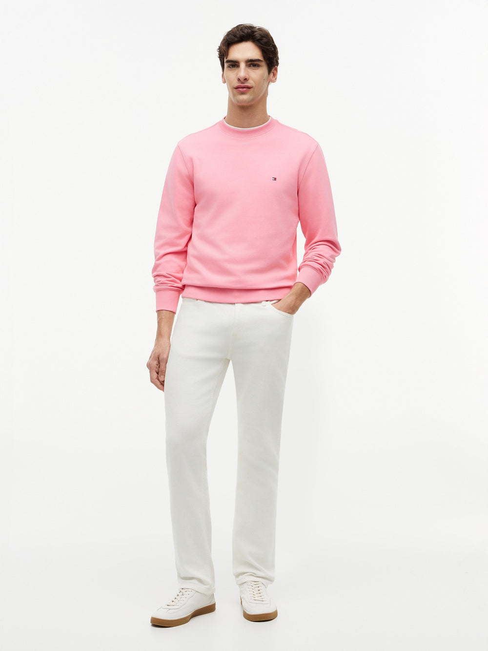 Solid Terry Pullover