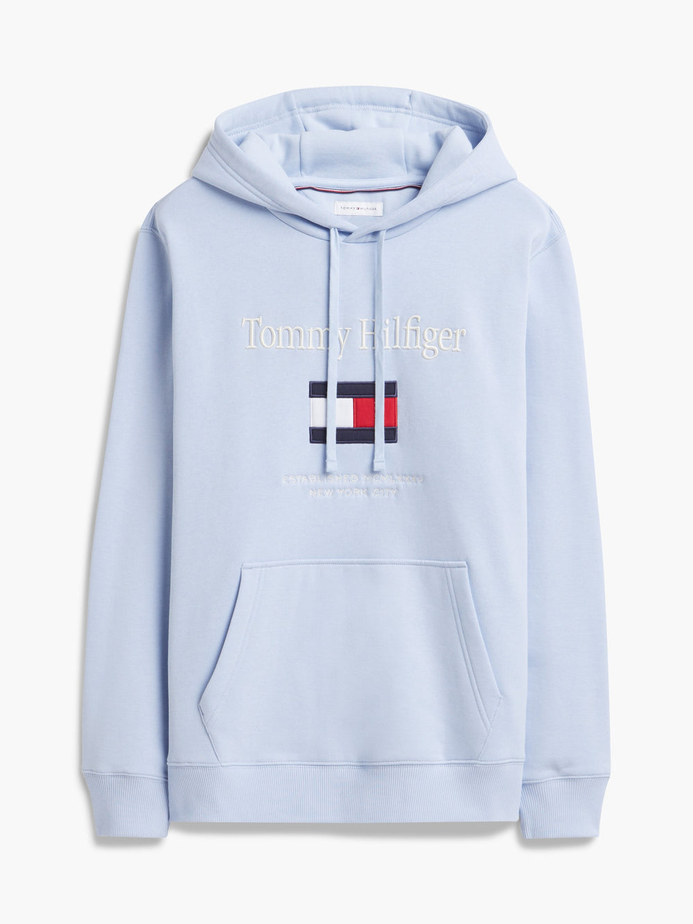 Regular Fit Embroidered Fleece Hoodie