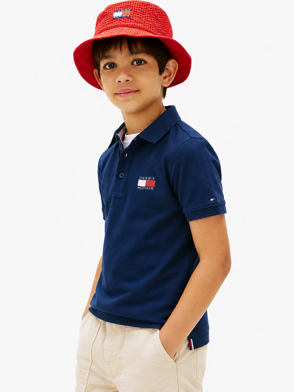 Kids Solid Polo