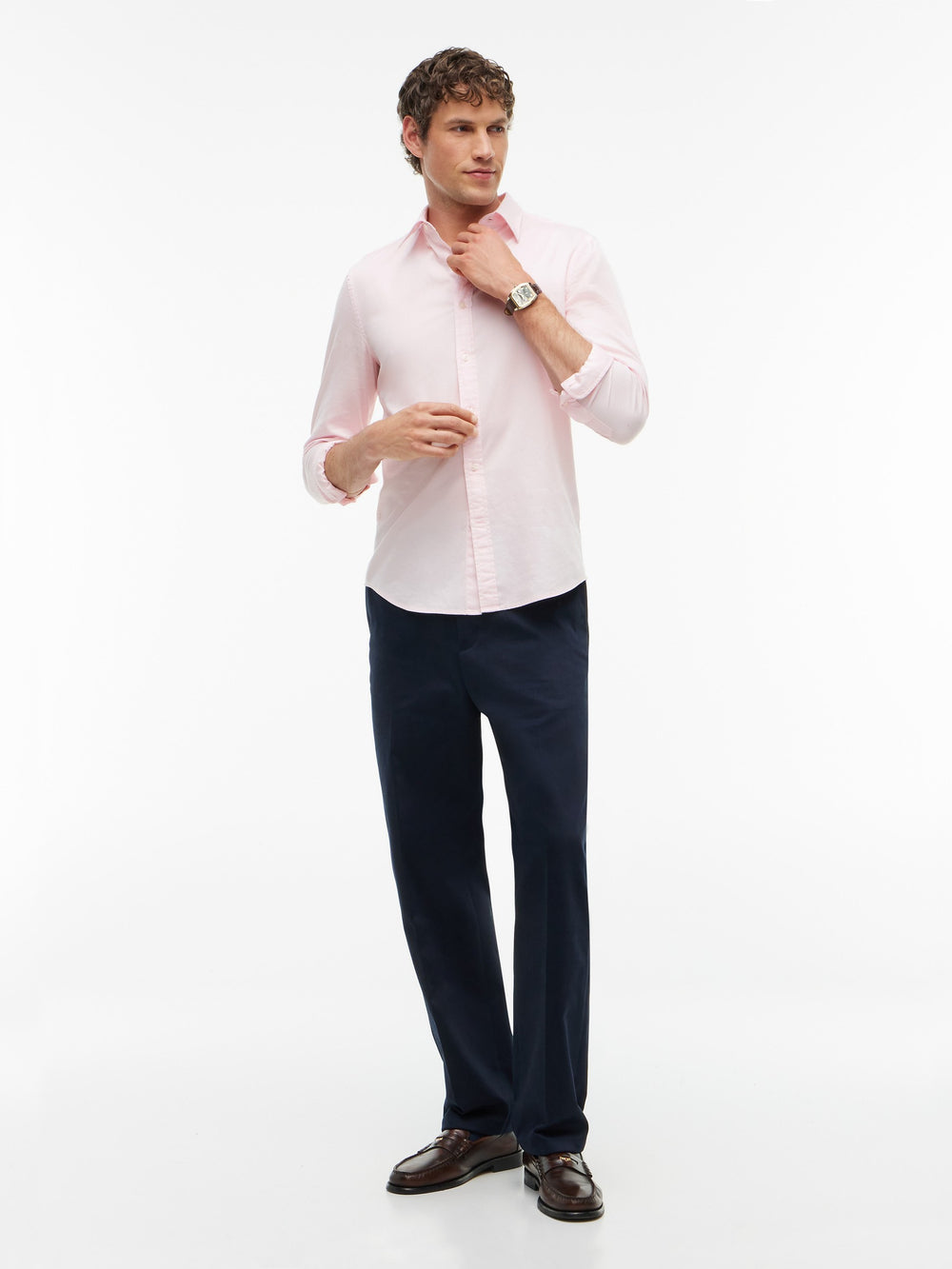 Slim Fit Texture Dobby Shirt