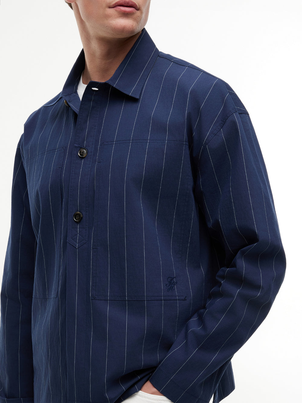 Relaxed Fit Shacket Poplin Shirt