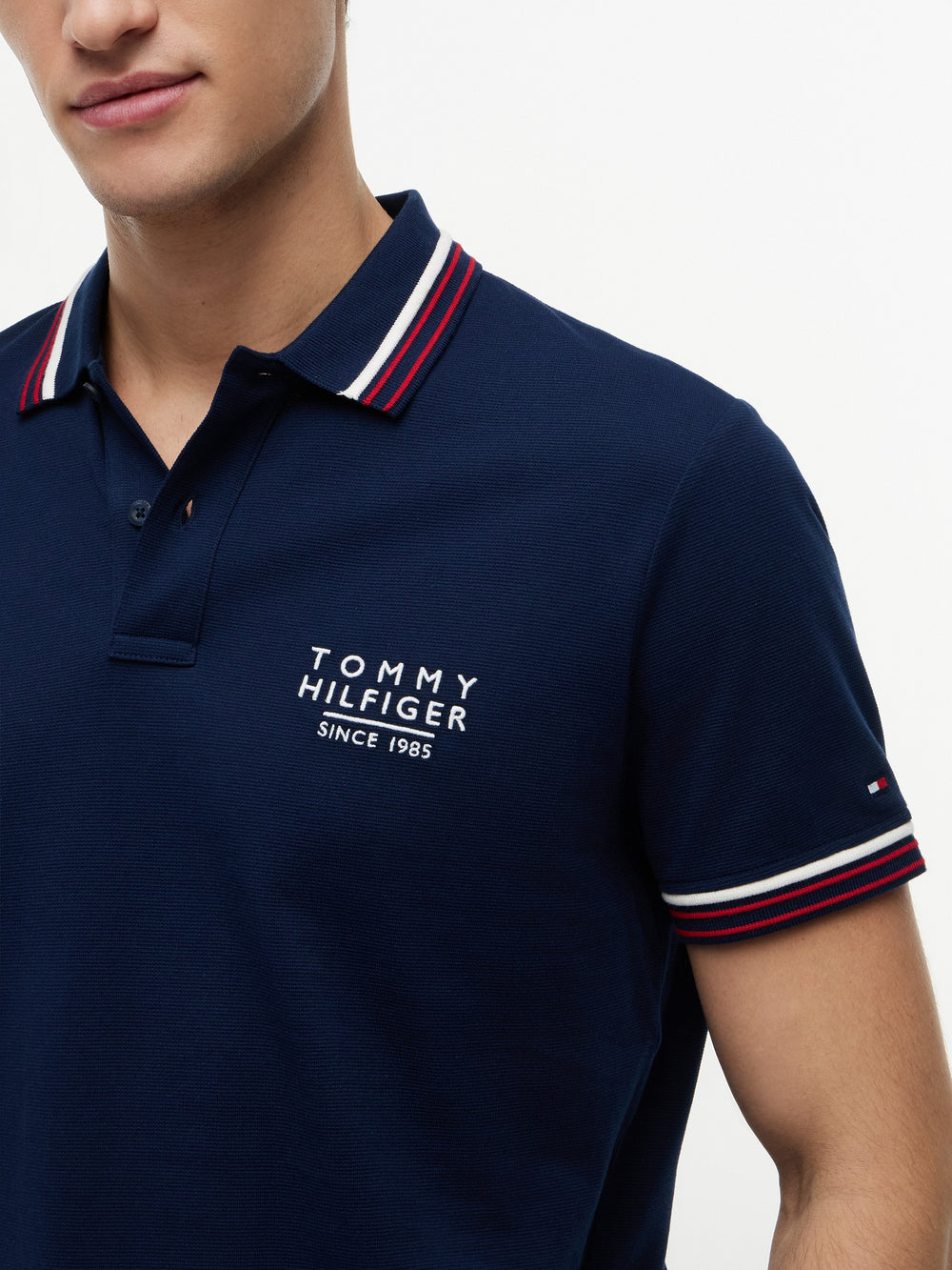 Regular Fit Pique Polo With Tipping
