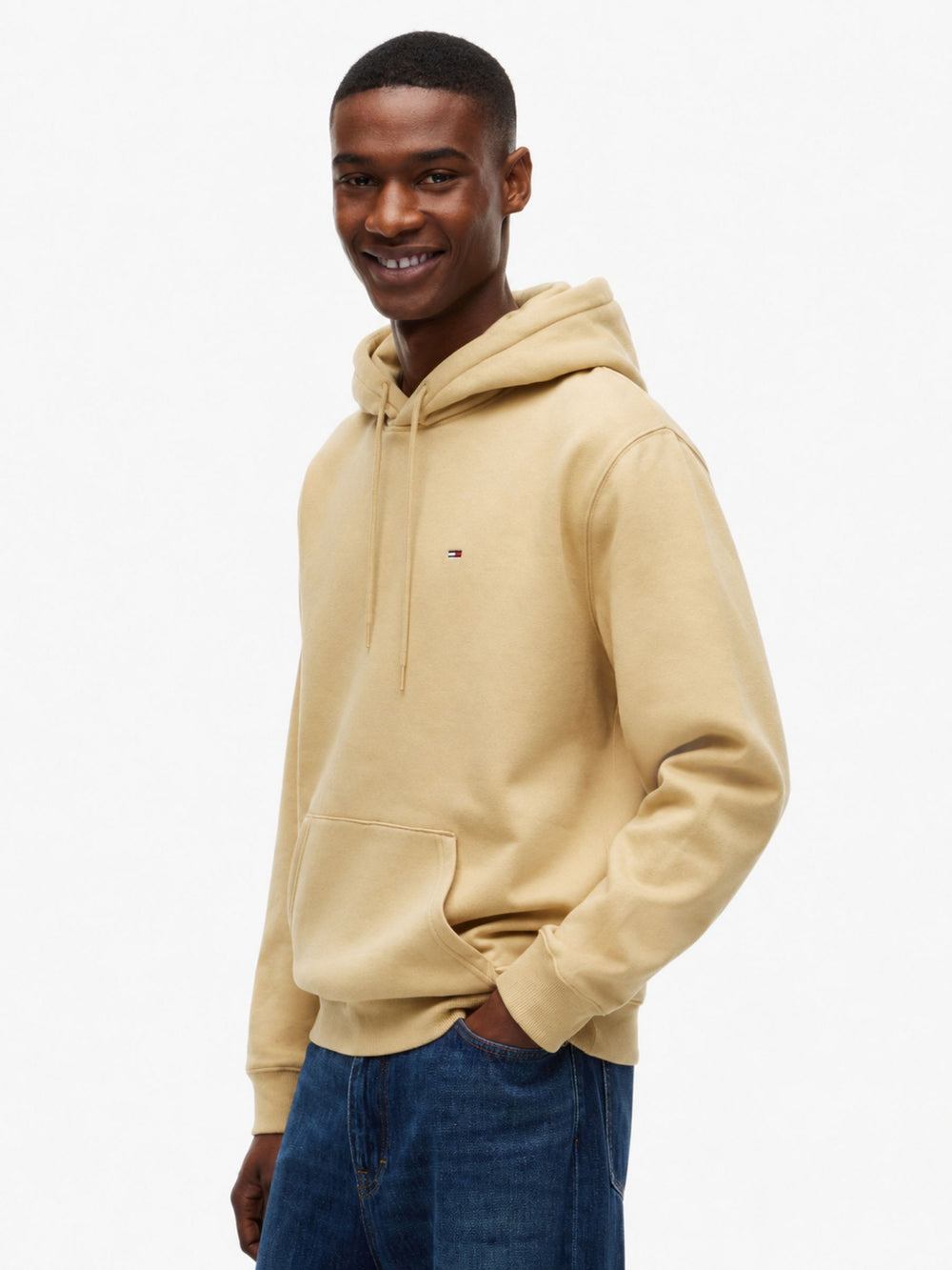 Regular Fit Brushed Fleece Hooded Sweatshirt