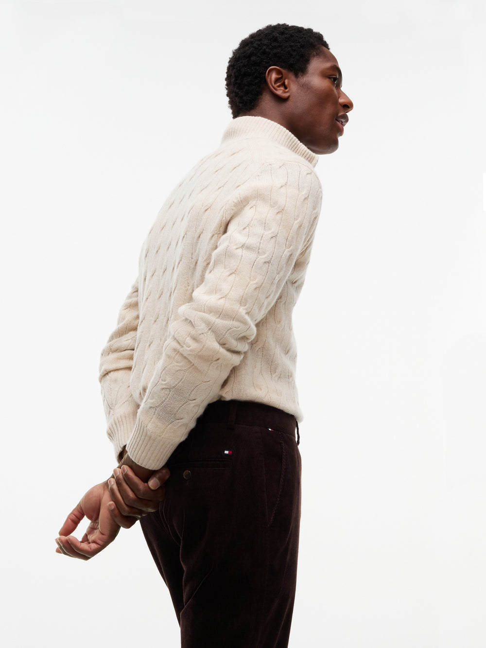 Denton Slim Straight Fit Corduroy Trouser