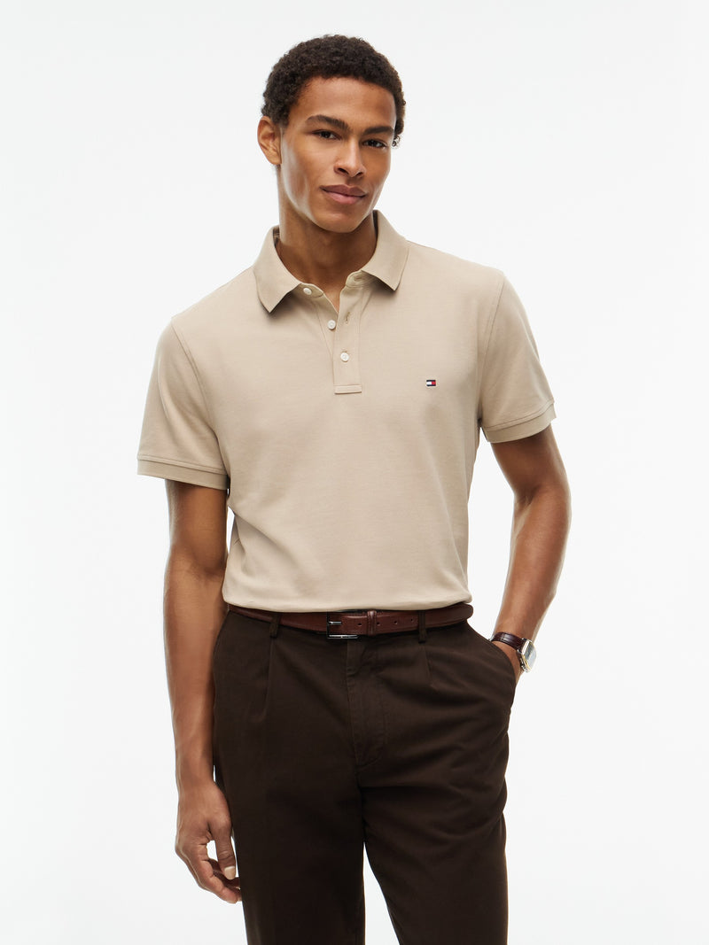 Slim Fit Solid Pique Polo