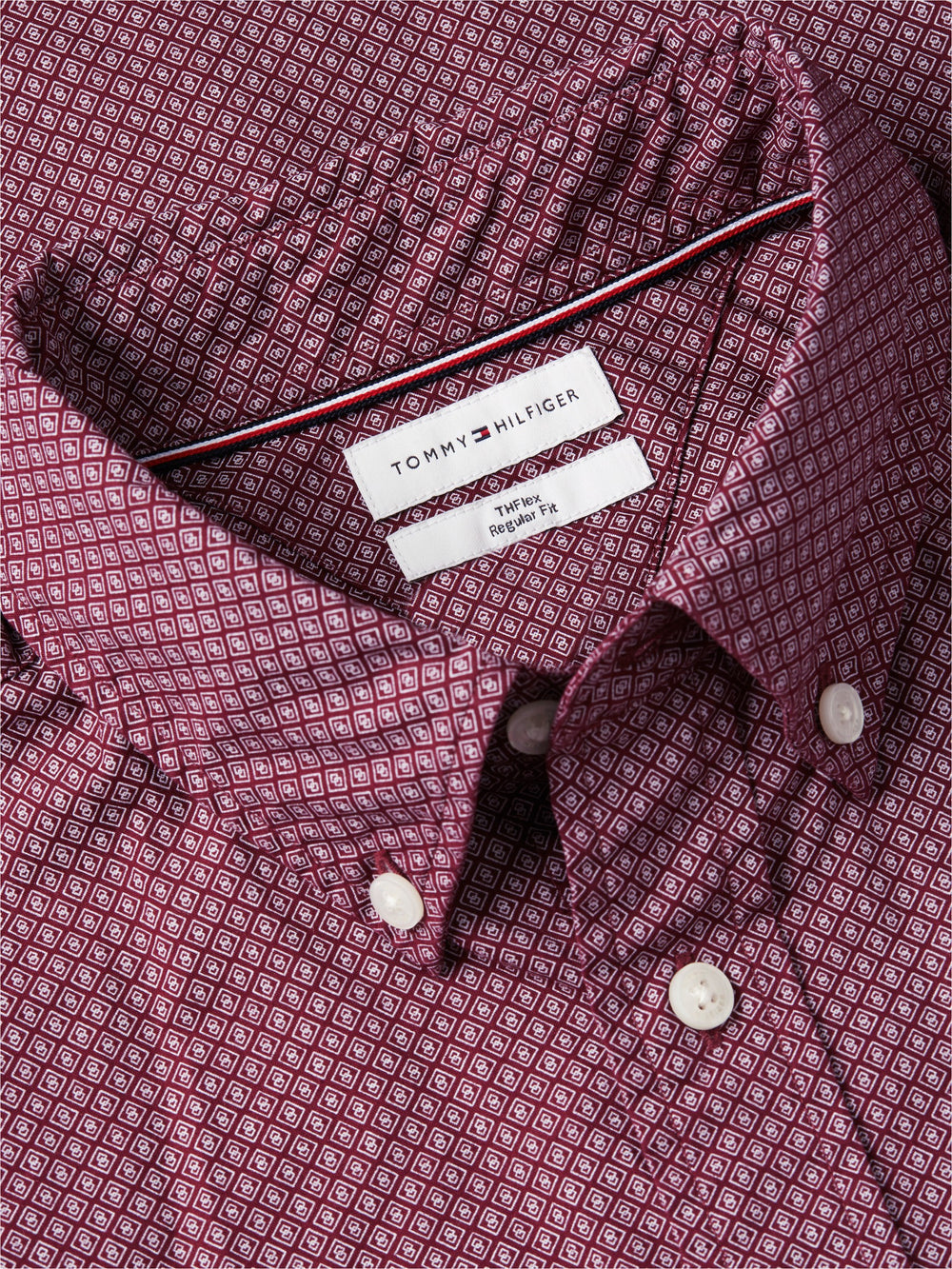 Regular Fit Print Poplin Shirt