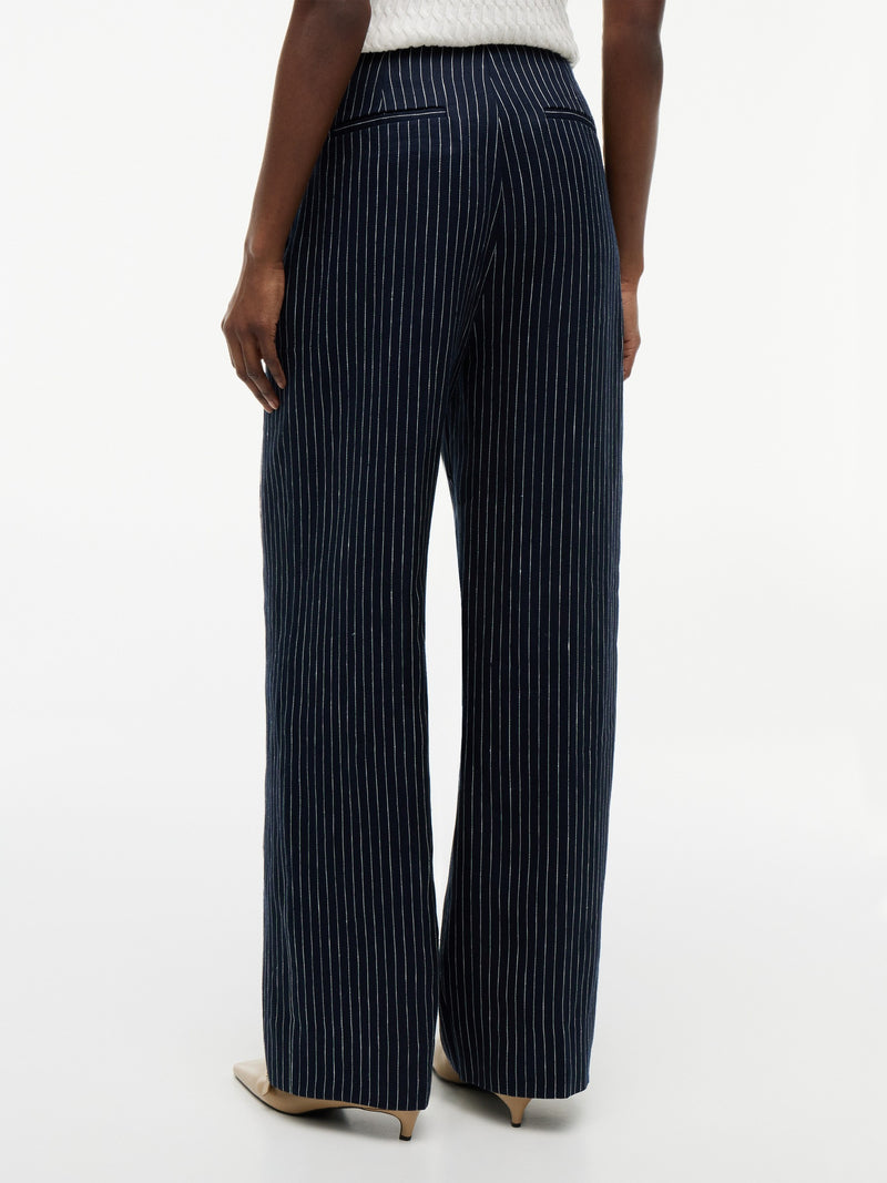 Solid Straight Fit Trouser