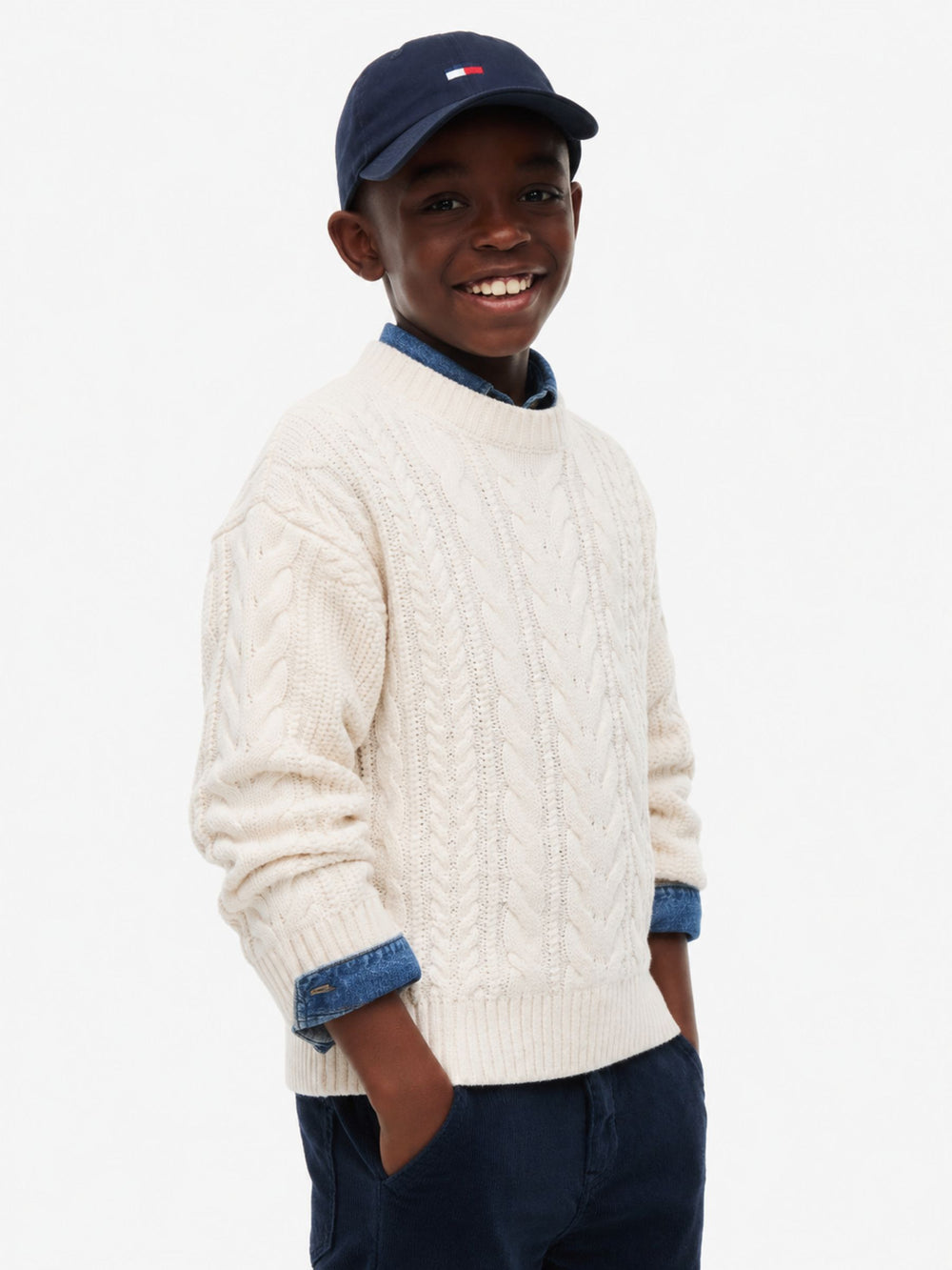 Kids Cable Knit Sweater