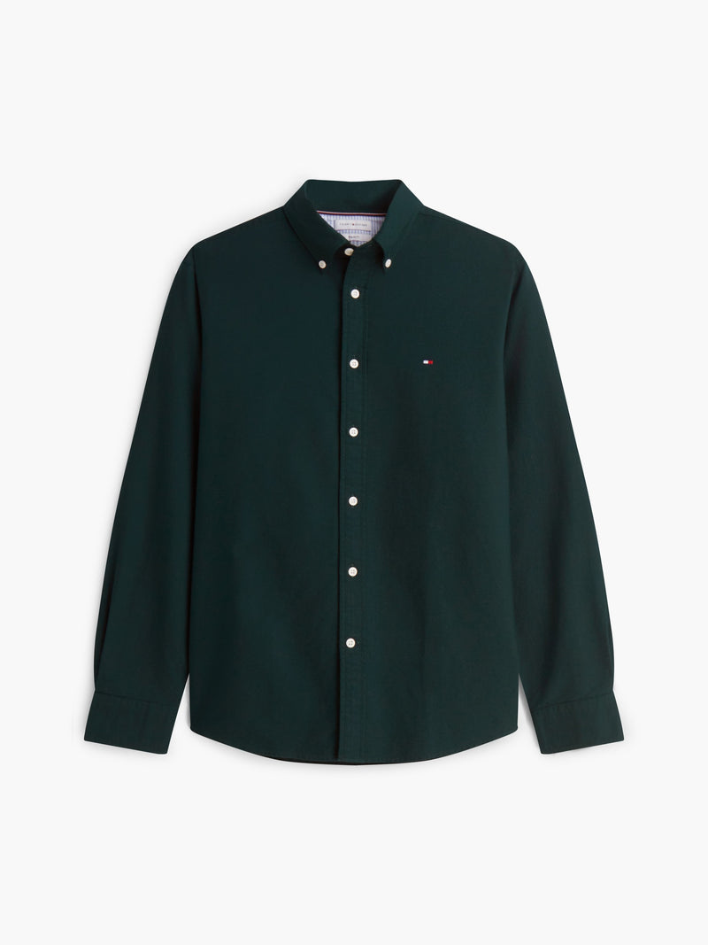 Regular Fit Solid Oxford Shirt