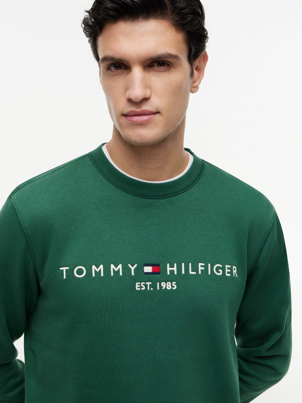 Tommy Logo Fleece Pullover