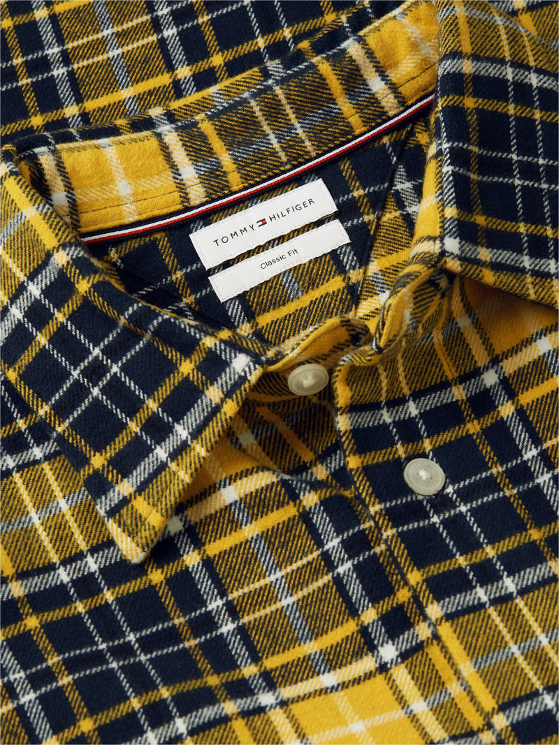 Relaxed Fit Shacket Flannel Shirt