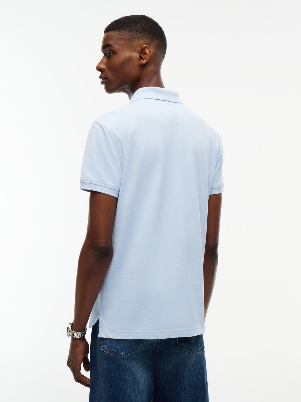 Slim Fit Solid Pique Polo