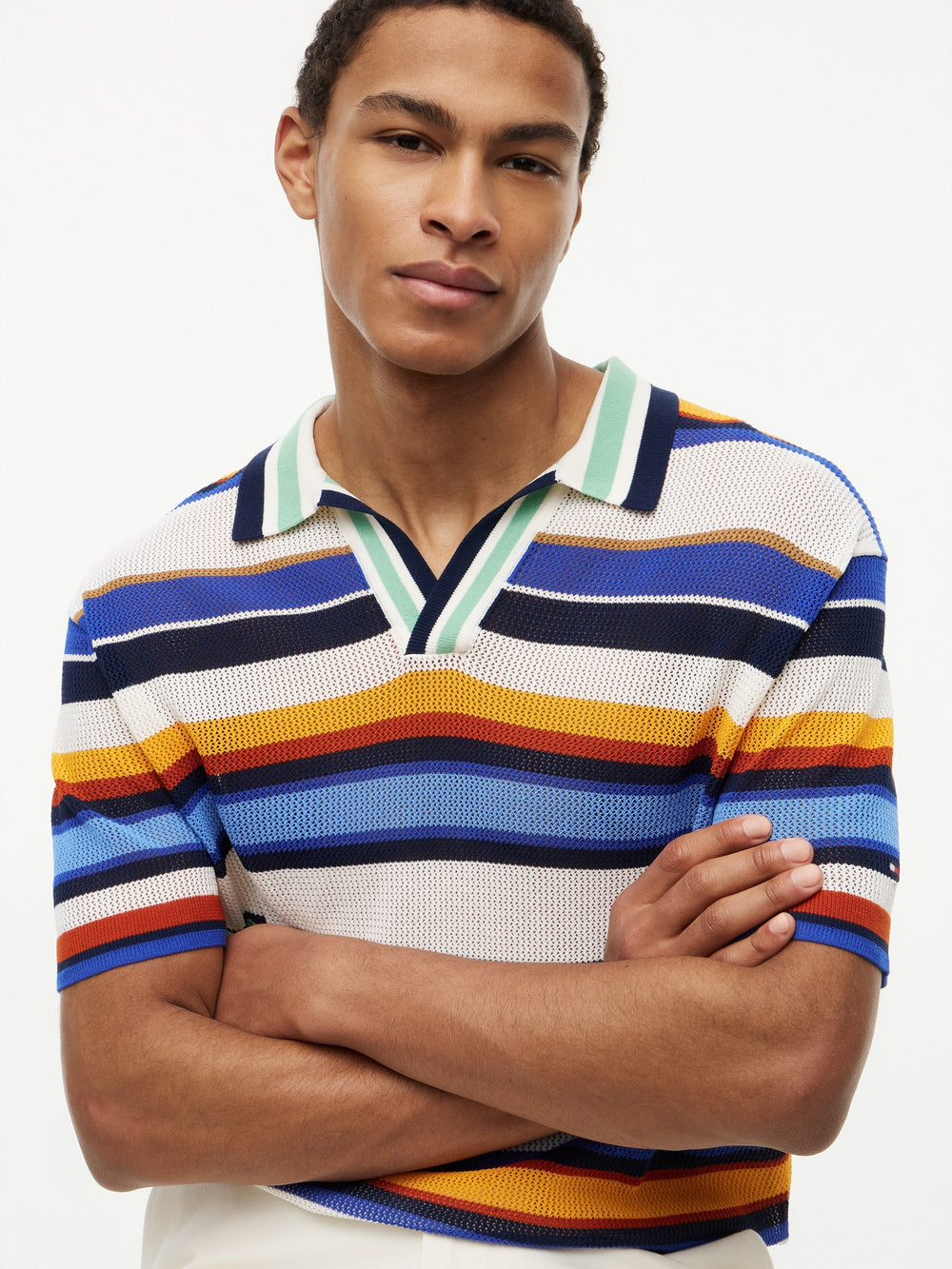 Jhonny Collar Striped Polo