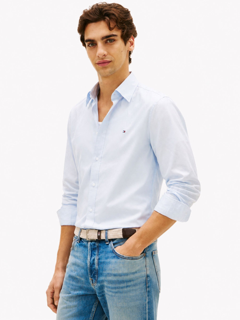 Regular Fit Solid Oxford Shirt