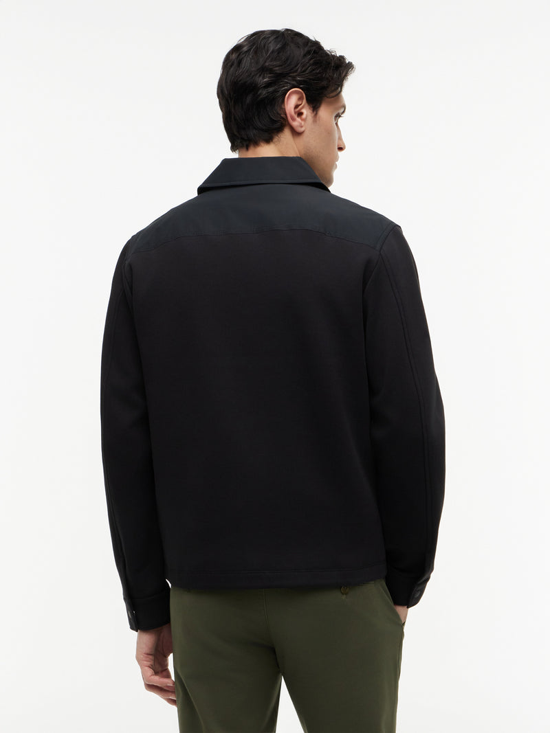 Regular Fit Mix Media Jacket