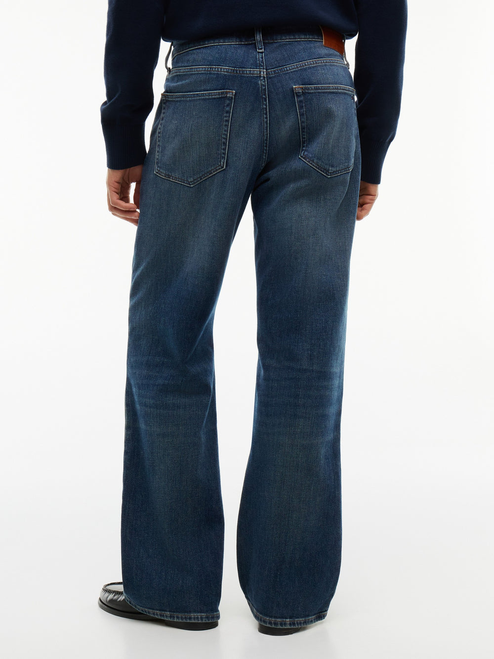 Men Ryan Bootcut Slim Bootcut Dark Wash Jeans