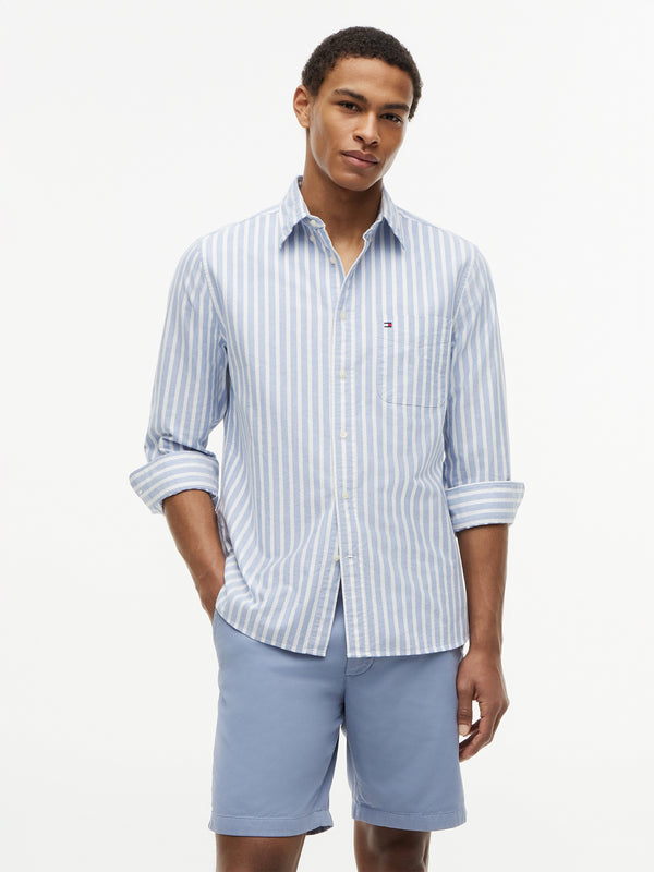 Regular Fit Stripe Oxford Shirt