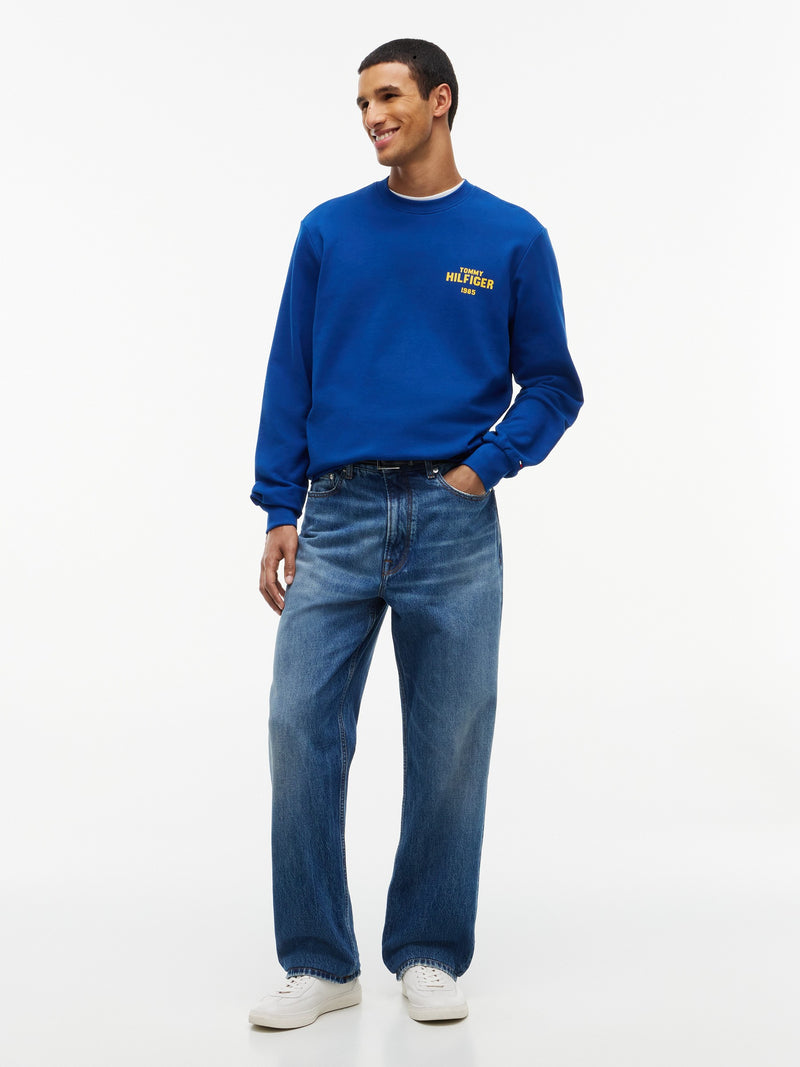 Crew Neck Terry Sweatshirt