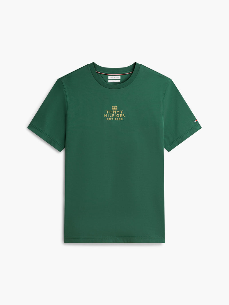 Regular Fit Embroidered Interlock Tshirt
