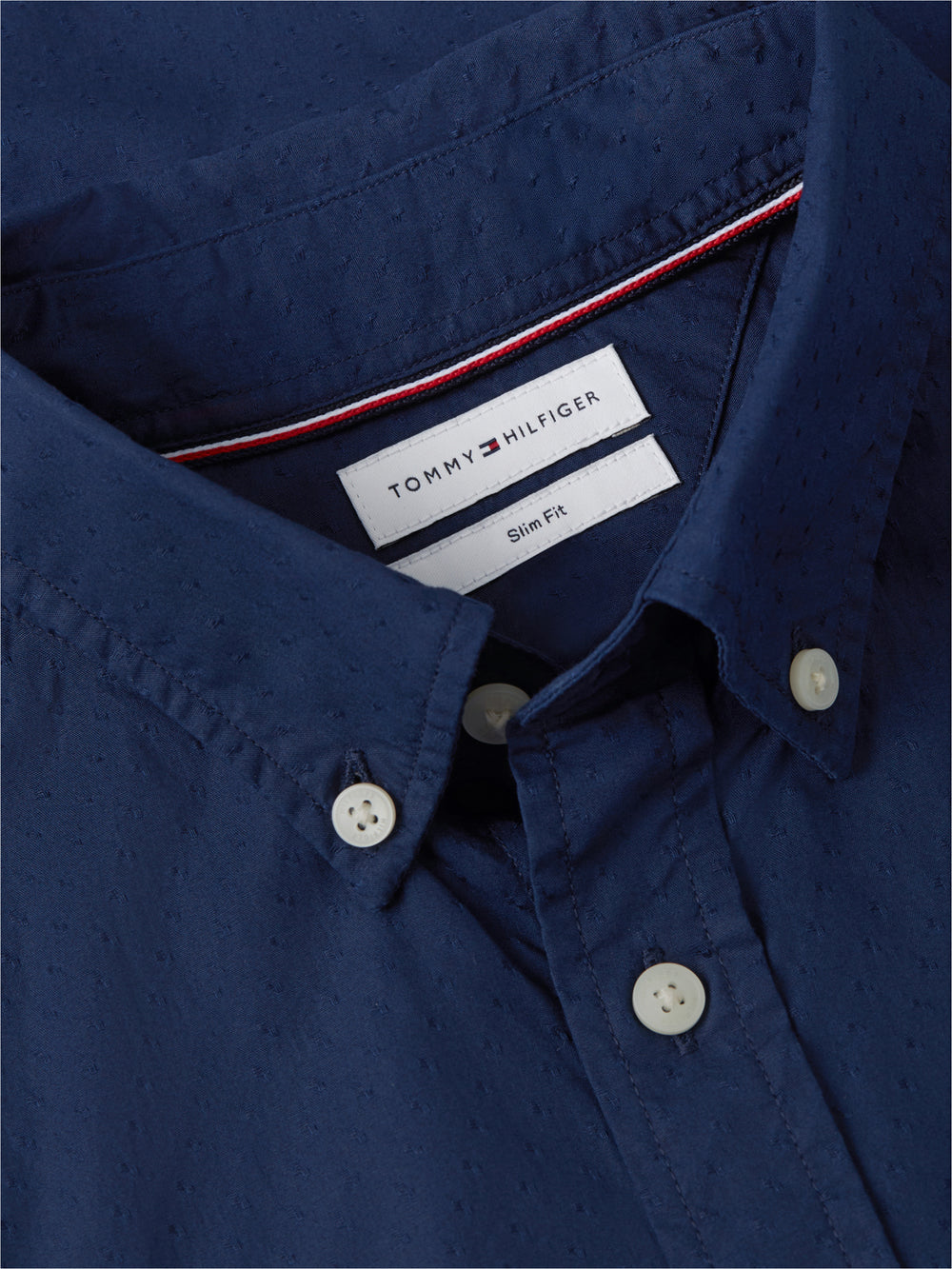 Slim Fit Texture Poplin Shirt