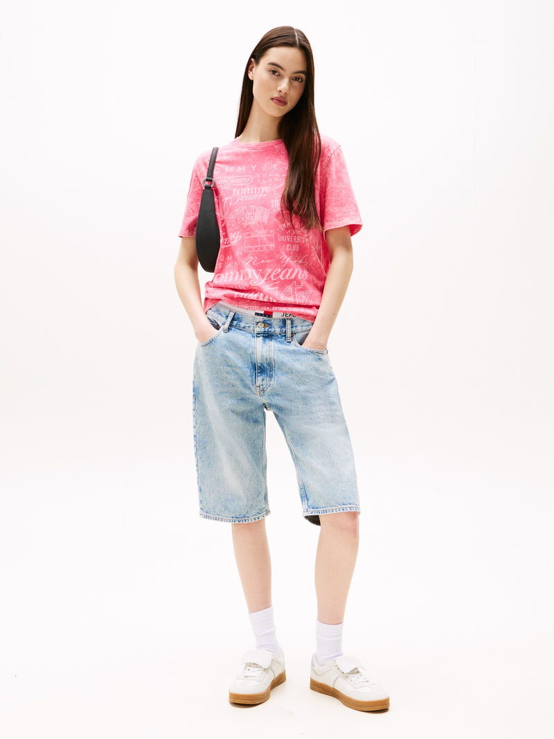 Aop Relaxed Fit Half Sleeve Cotton Jersey T-Shirt