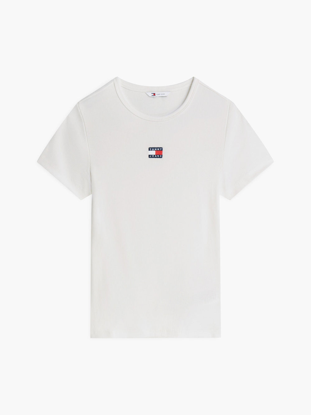 Solid Slim Fit Half Sleeve Ribbed T-Shirt