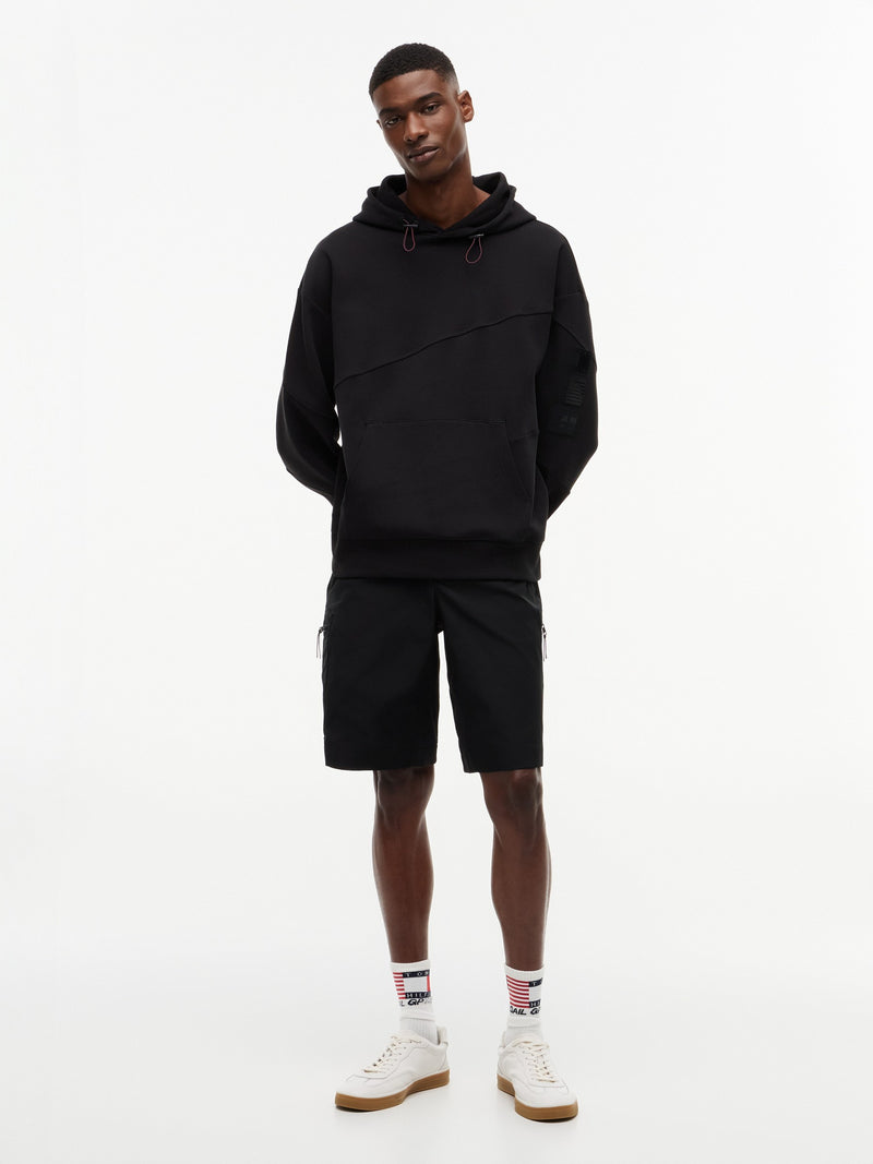 Relaxed Fit Solid Hoodie
