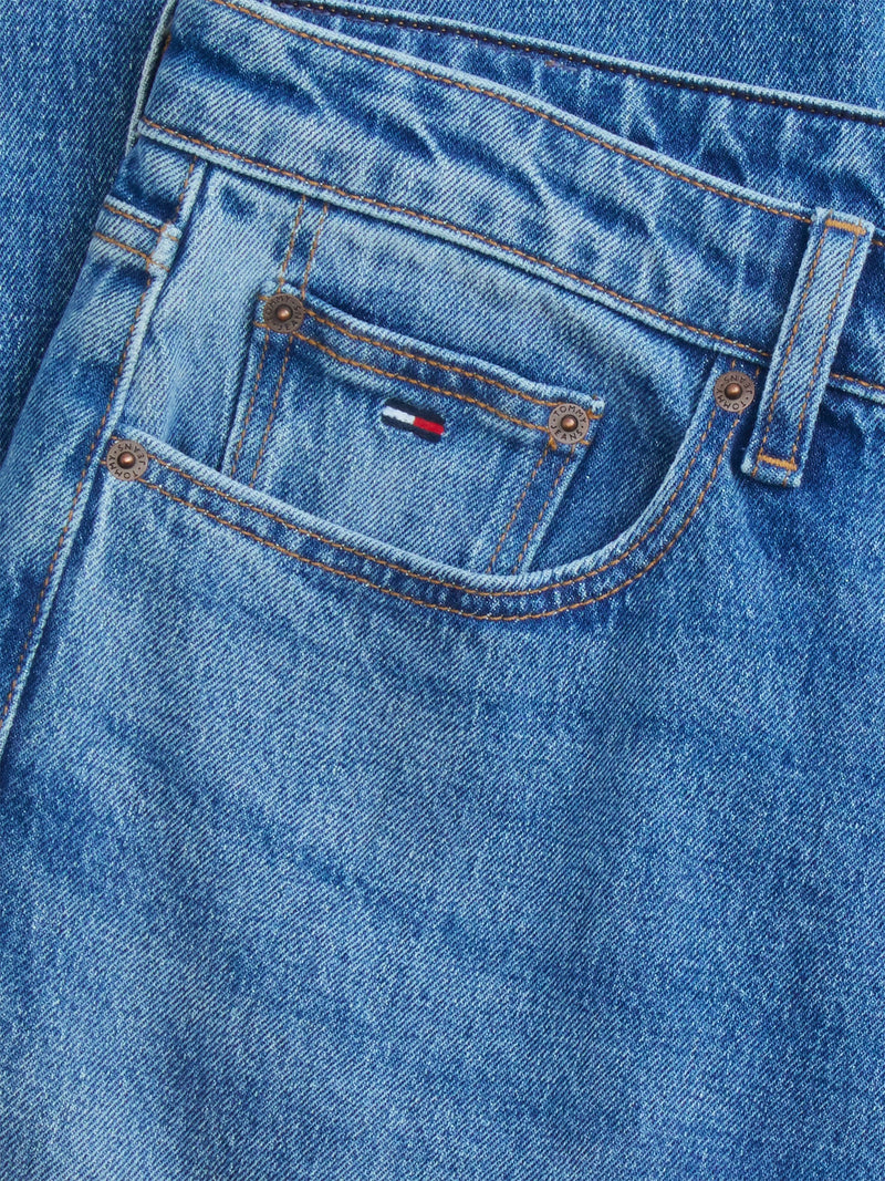 Men Ryan Slim Straight Mid Wash Jeans