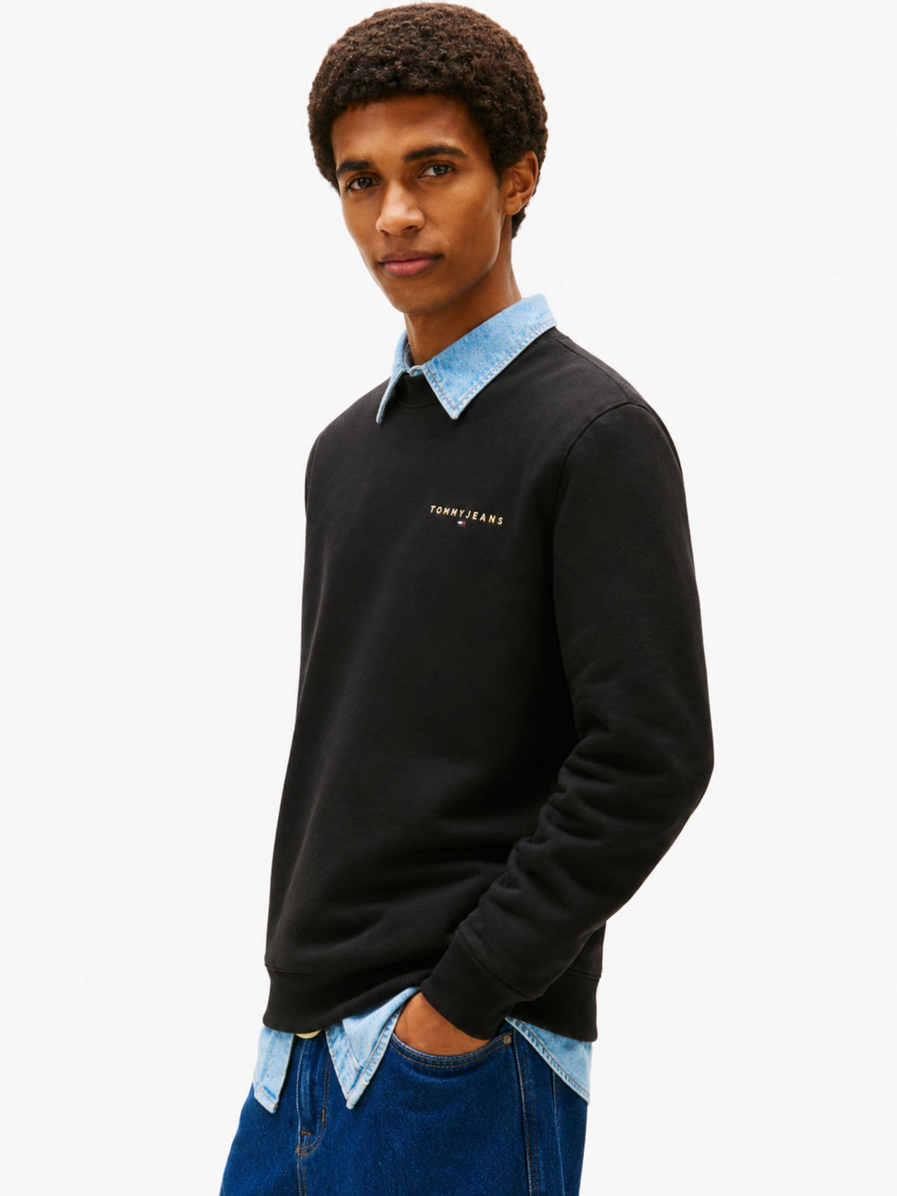 Regular Fit Fleece Crew Neck Sweatshirt