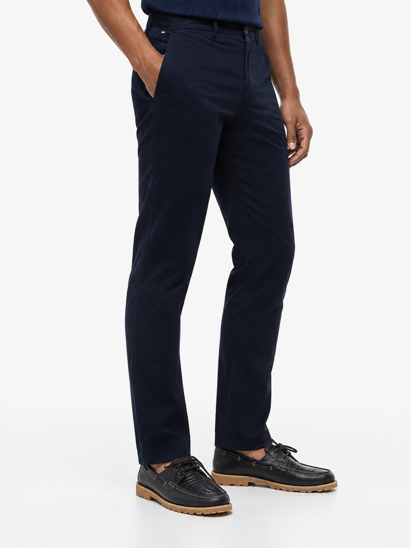 Men Denton Slim Straight Fit Solid Trouser