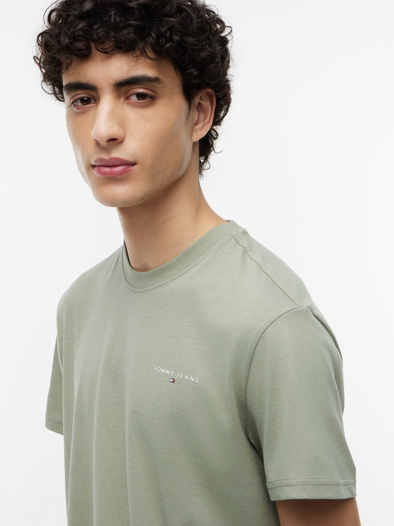 Slim Fit Linear Logo T-Shirt