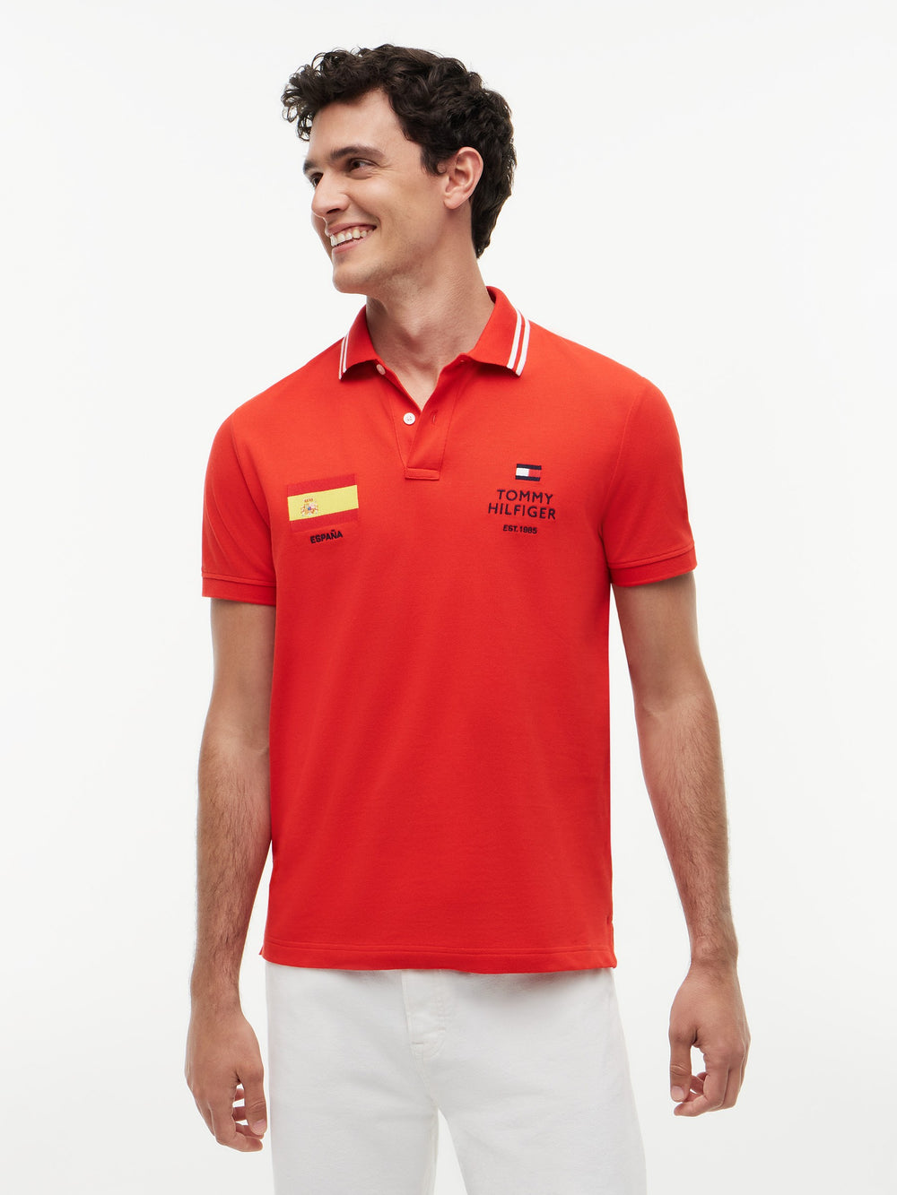 Regular Fit Graphic Pique Polo