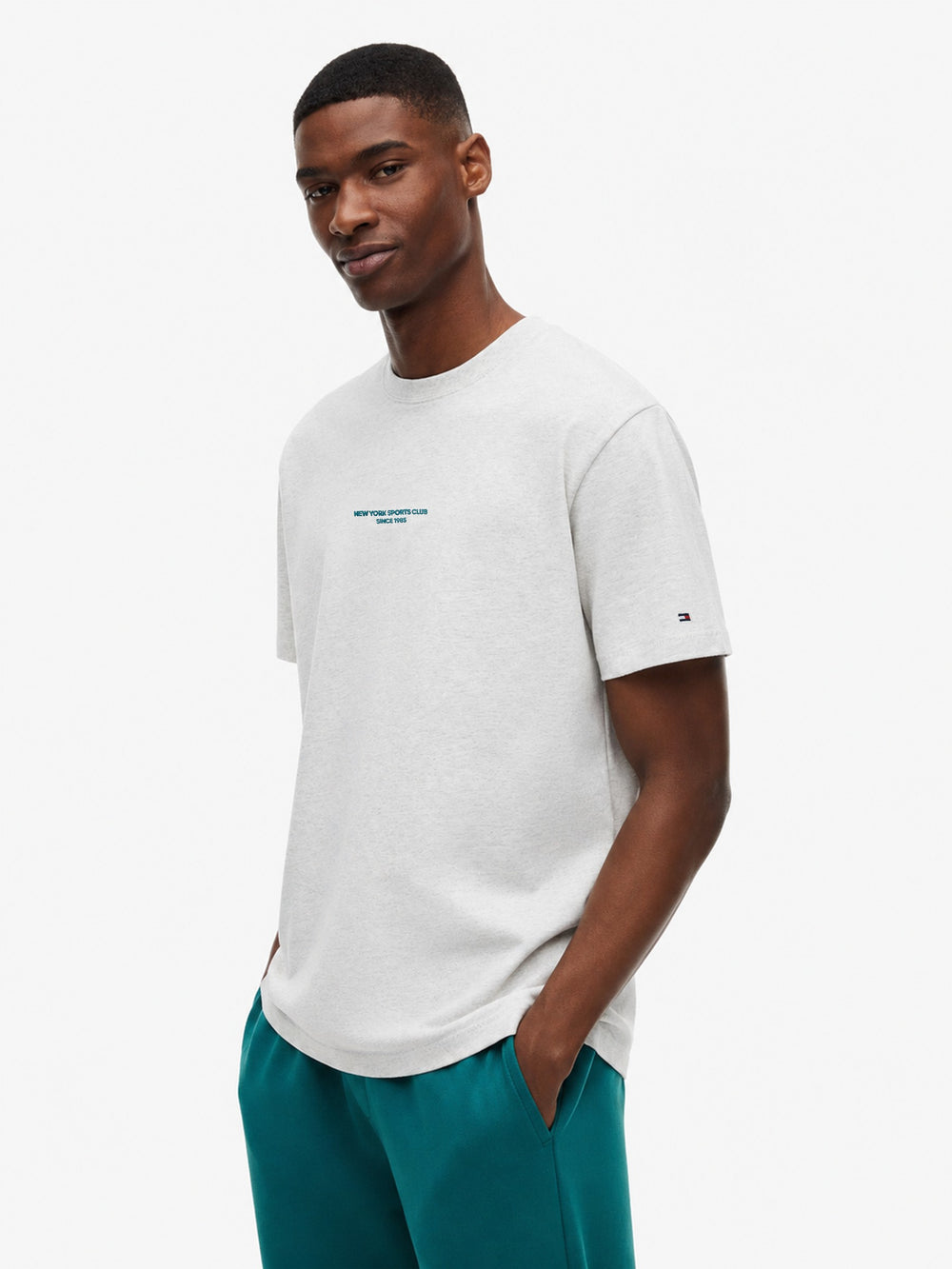 Relaxed Fit Sailboat Back Graphic T-Shirt