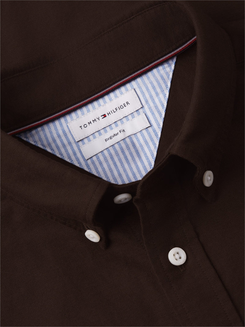 Regular Fit Solid Oxford Shirt