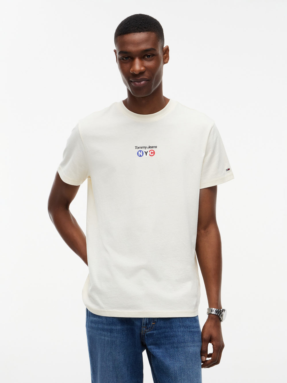 Slim Fit Nyc Logo T-Shirt