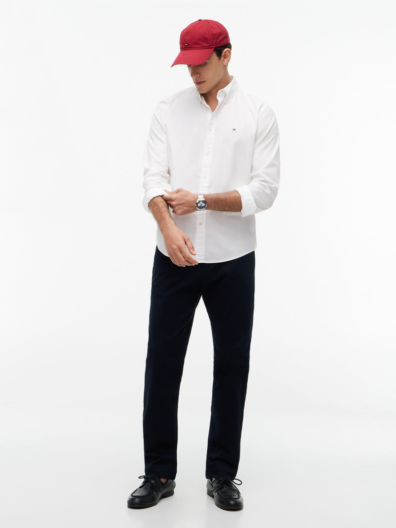 Regular Fit Solid Poplin Shirt