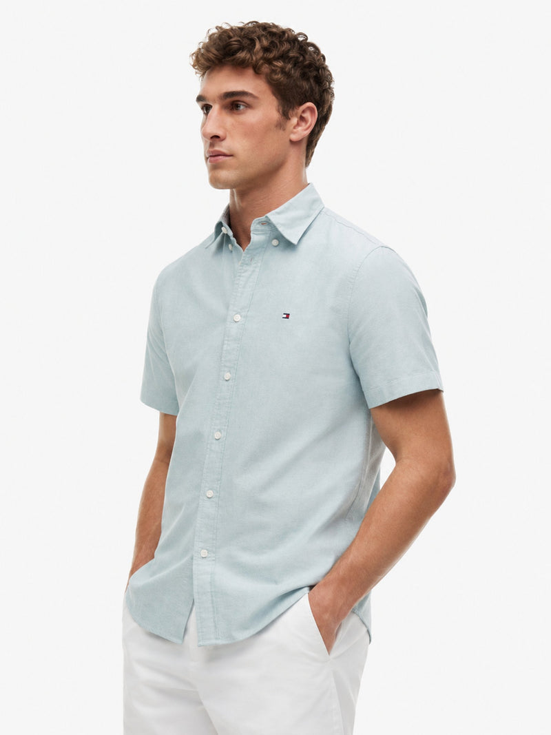 Regular Fit Solid Oxford Shirt
