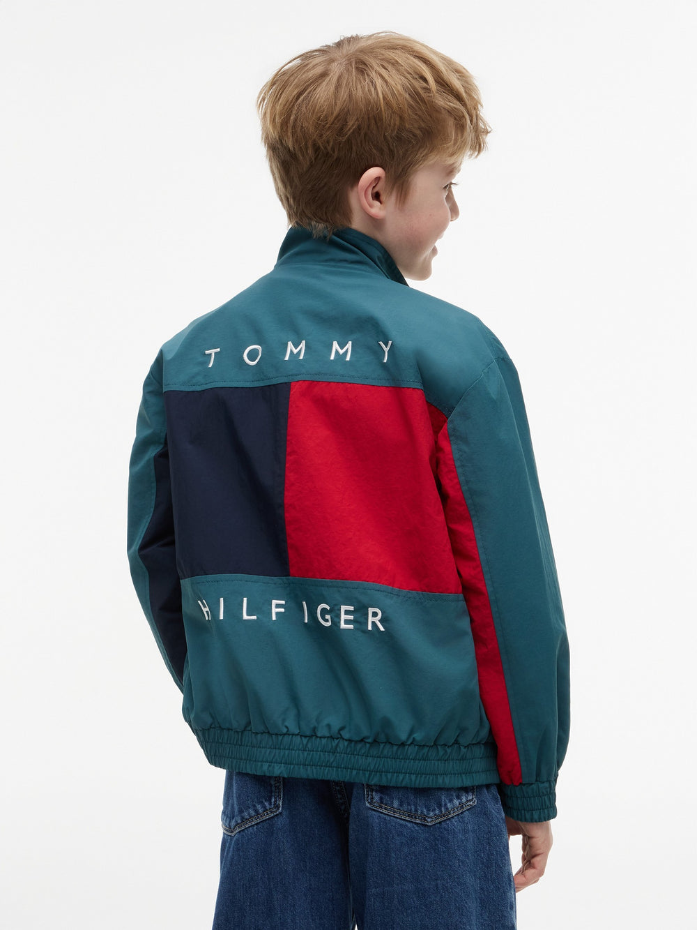 Kids Color Block Reversible Jacket