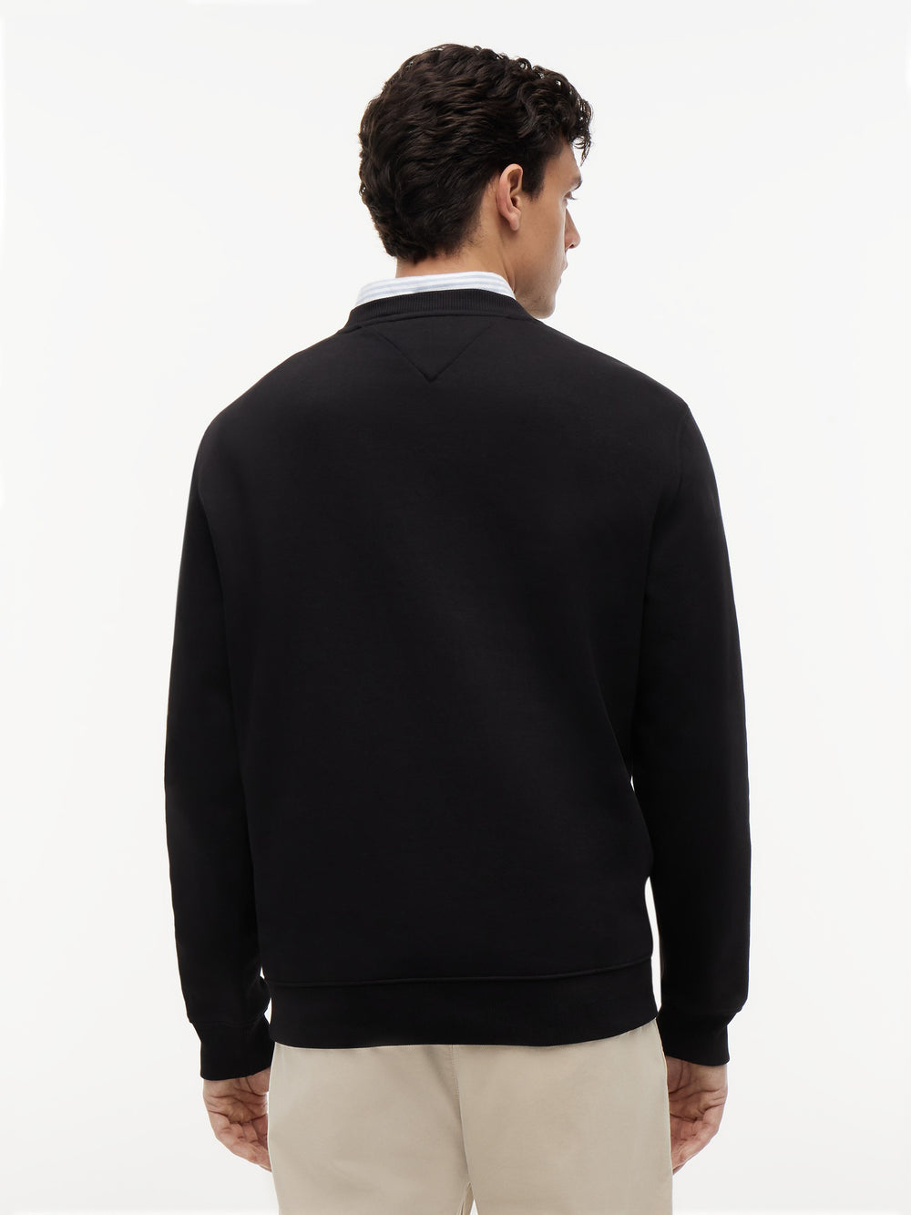 Regular Fit Brushed Fleece Crew Neck Sweatshirt