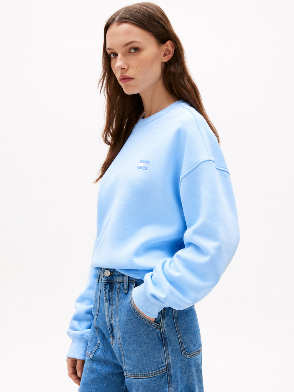 Relaxed Fit Terry Pullover