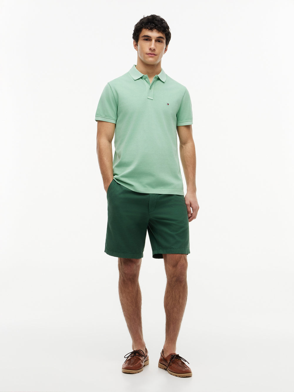 Regular Fit Solid Pique Polo