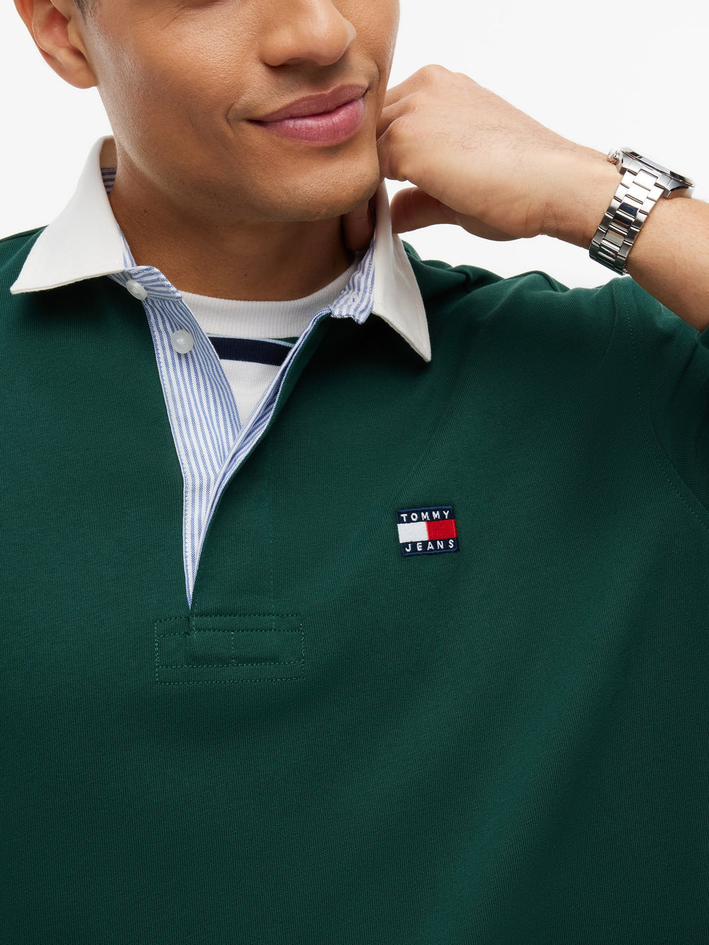 Relaxed Fit Rugby Polo
