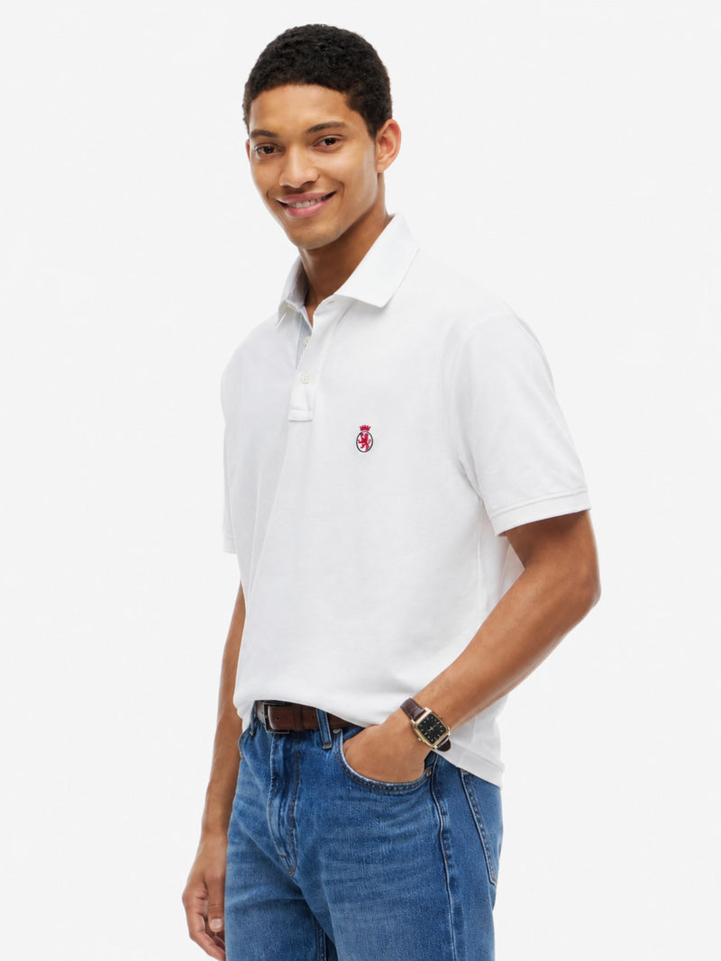 Relaxed Solid Pique Polo