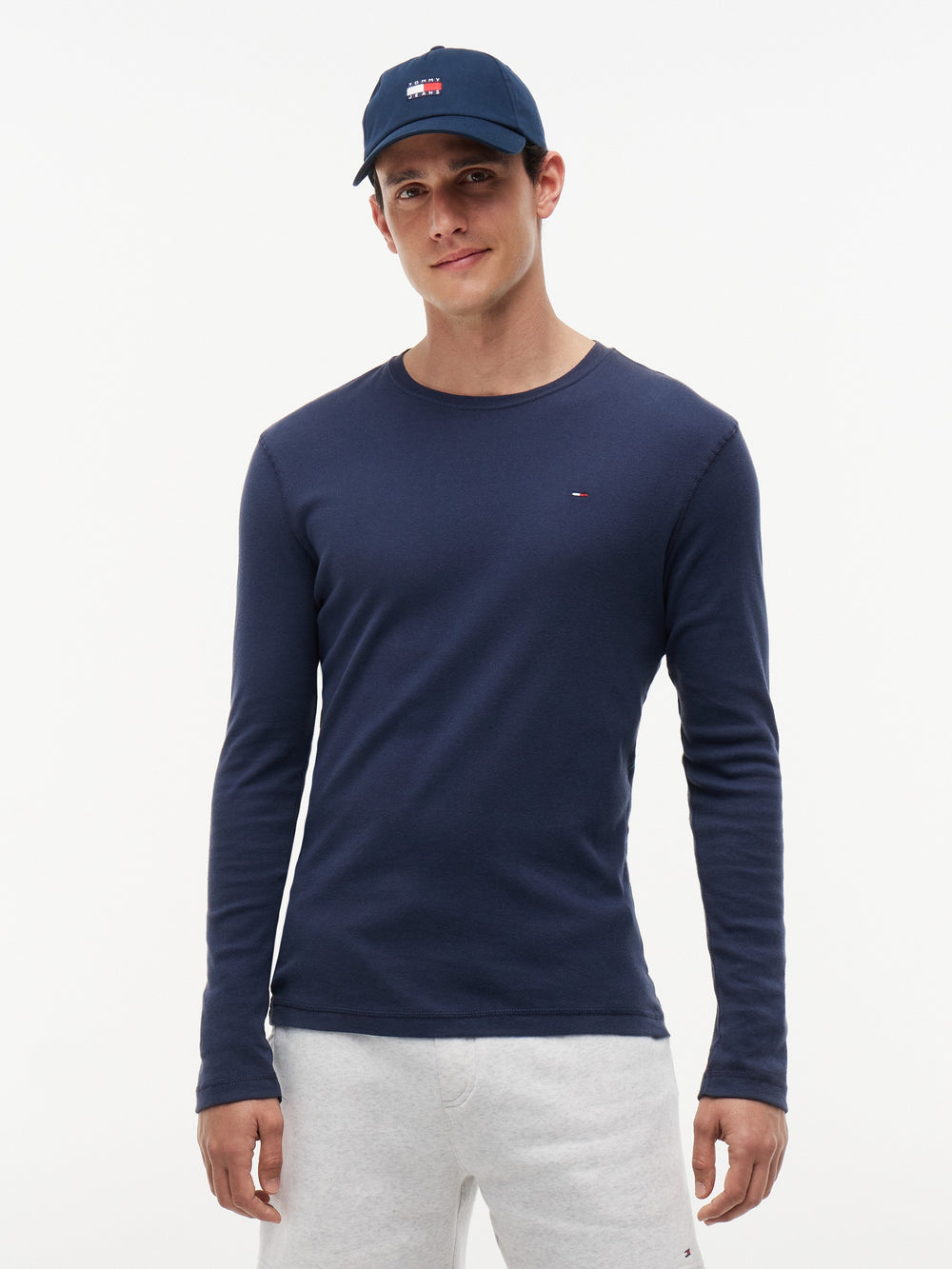 Regular Fit Rib Long Sleeve T-Shirt