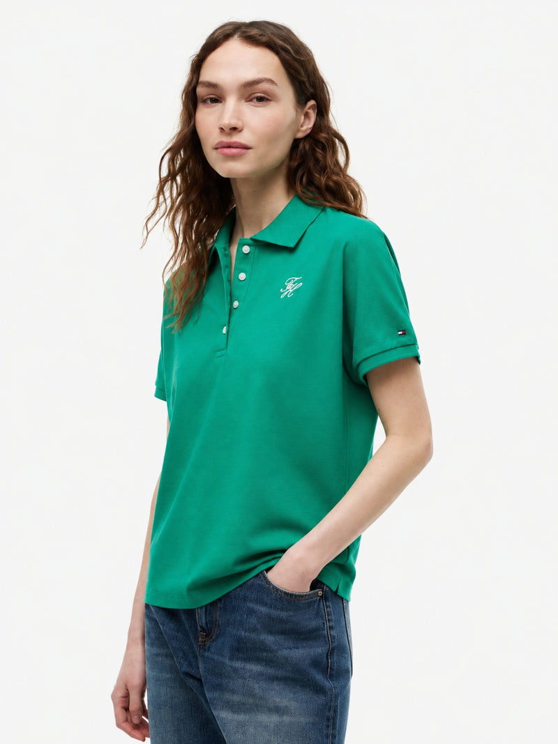 Solid Regular Fit Half Sleeve Pique Polo