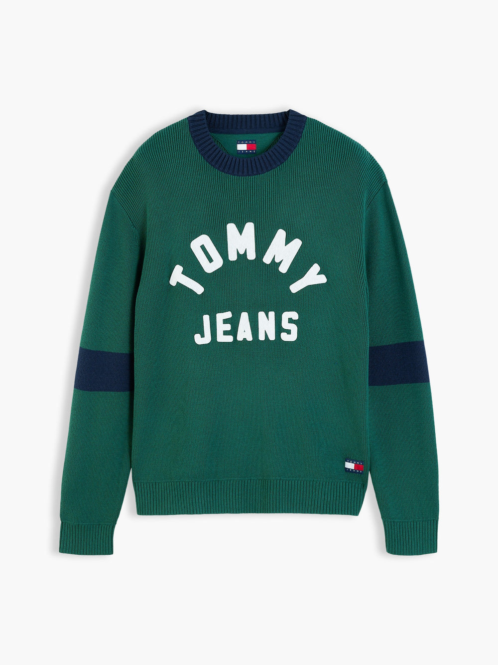 Regular Fit Embroidery Loose Knit Pullover