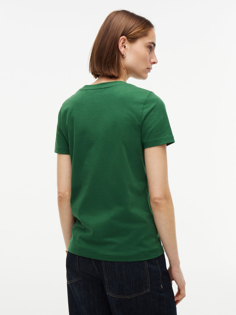 Solid Regular Fit Half Sleeve Cotton Jersey T-Shirt