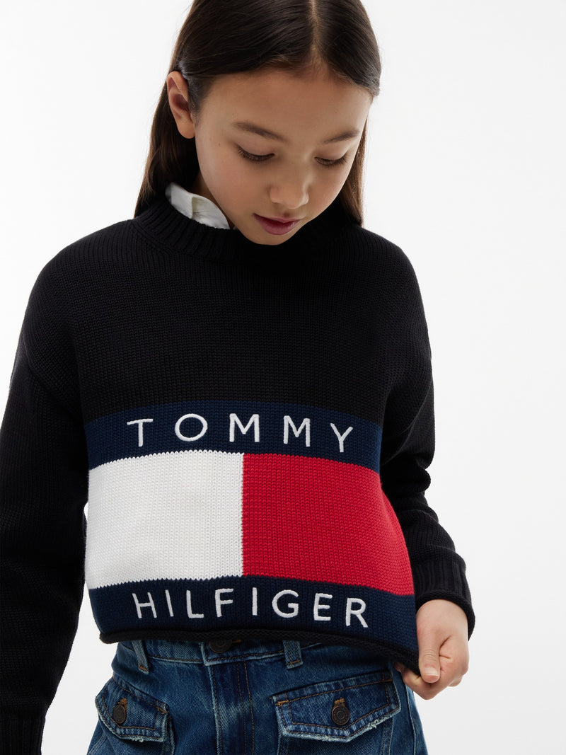 Kids Flag Logo Sweater