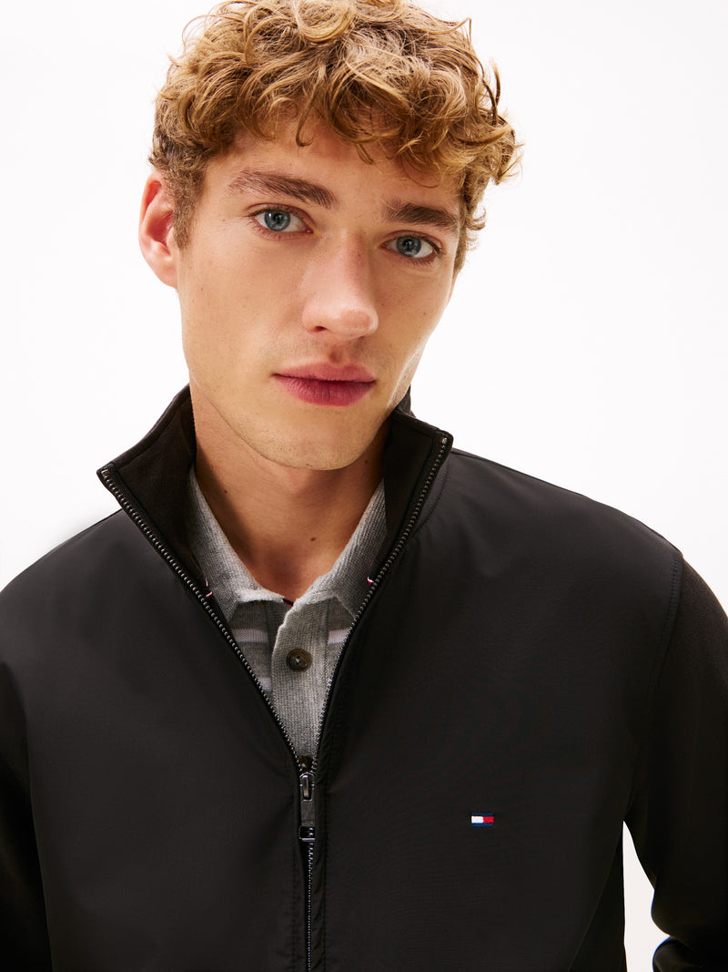 Regular Fit Mix Media Jacket